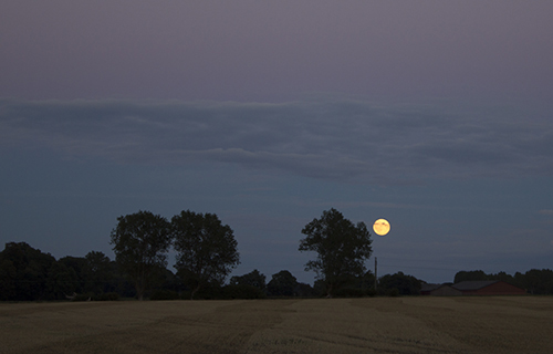 foto - måne over Lille Musse