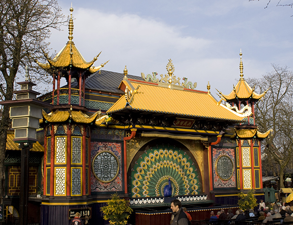 Mit foto af Pantomimeteatret i Tivoli i December